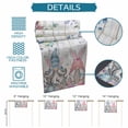 thumbnail image 6 of Gnomes Easter Table Runner - 90 Inch Long Colorful Spring Floral Weeping Eggs Wooden Cotton and Linen Blended Dress Scarves Farmhouse Table Runner for Kitchen Dining, Coffee Table, 13" x 90", 6 of 8