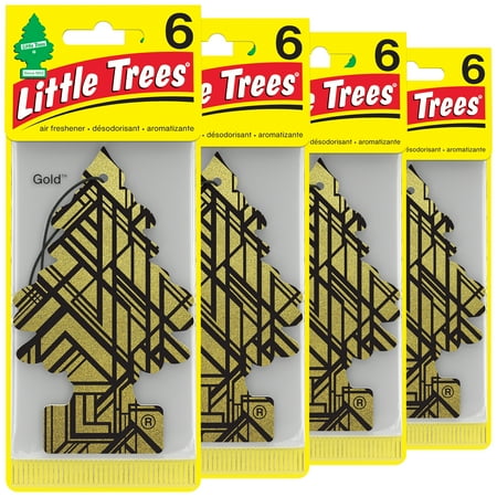 Little Trees Air Freshener Gold Fragrance 24-Pack