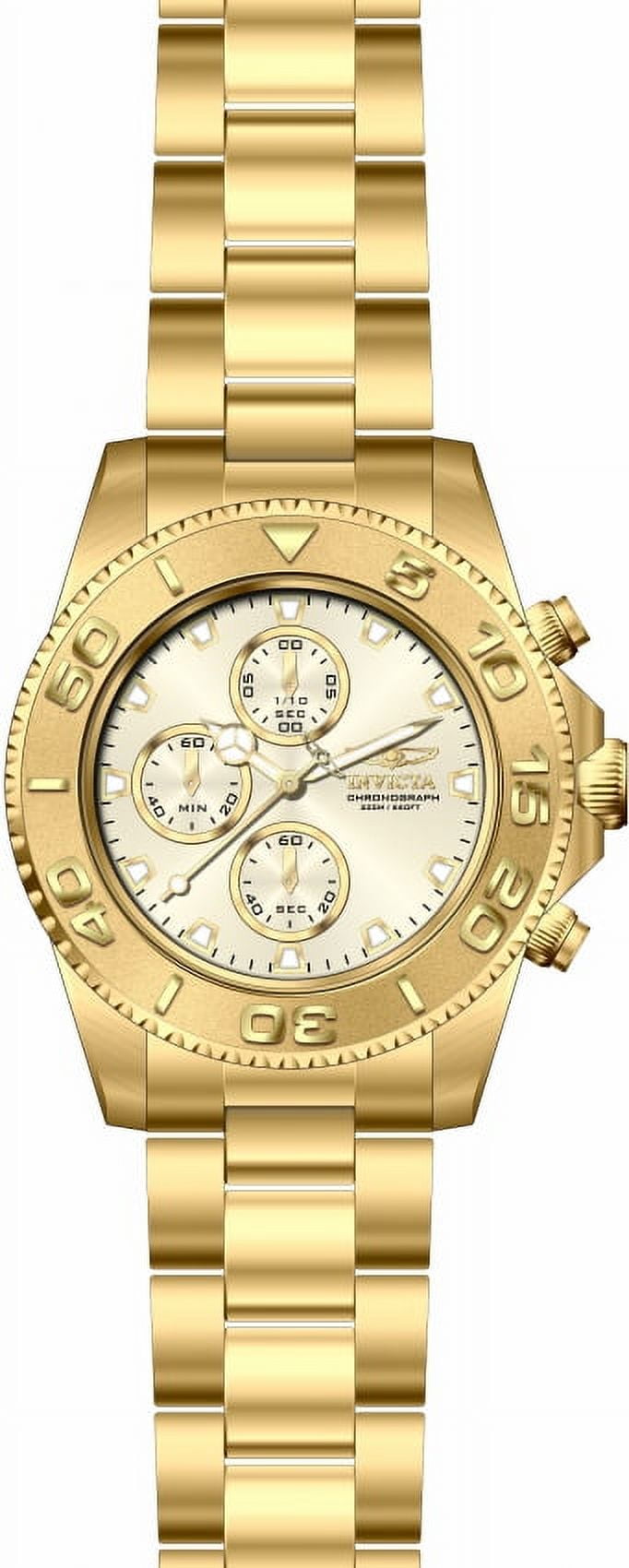 Invicta Pro Diver Chronograph Quartz Champagne Dial Men's Watch 28683