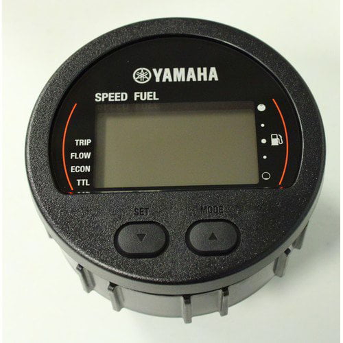 Round; New # 6Y8-83500-20-00 Made by Yamaha Yamaha 6Y8-83500-10-00 Speedometer and Fuel Management Meter 