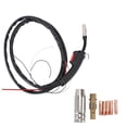 thumbnail image 2 of MIG Welding Torch Kit, 2 Meter MIG Welding Torch Replacement Rubber Hose Ergonomic  for CO2 Gas Protective Welding, 2 of 7