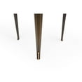 thumbnail image 3 of Nia Large Nest Side Table, Metal Top in Brushed Bronze, Metal Base in Brushed Bronze and Gold, 3 of 5