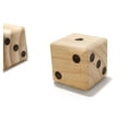 thumbnail image 3 of YardGames Giant Outdoor Indoor Wooden Dice Set with Scorecards & Case, 3 of 9