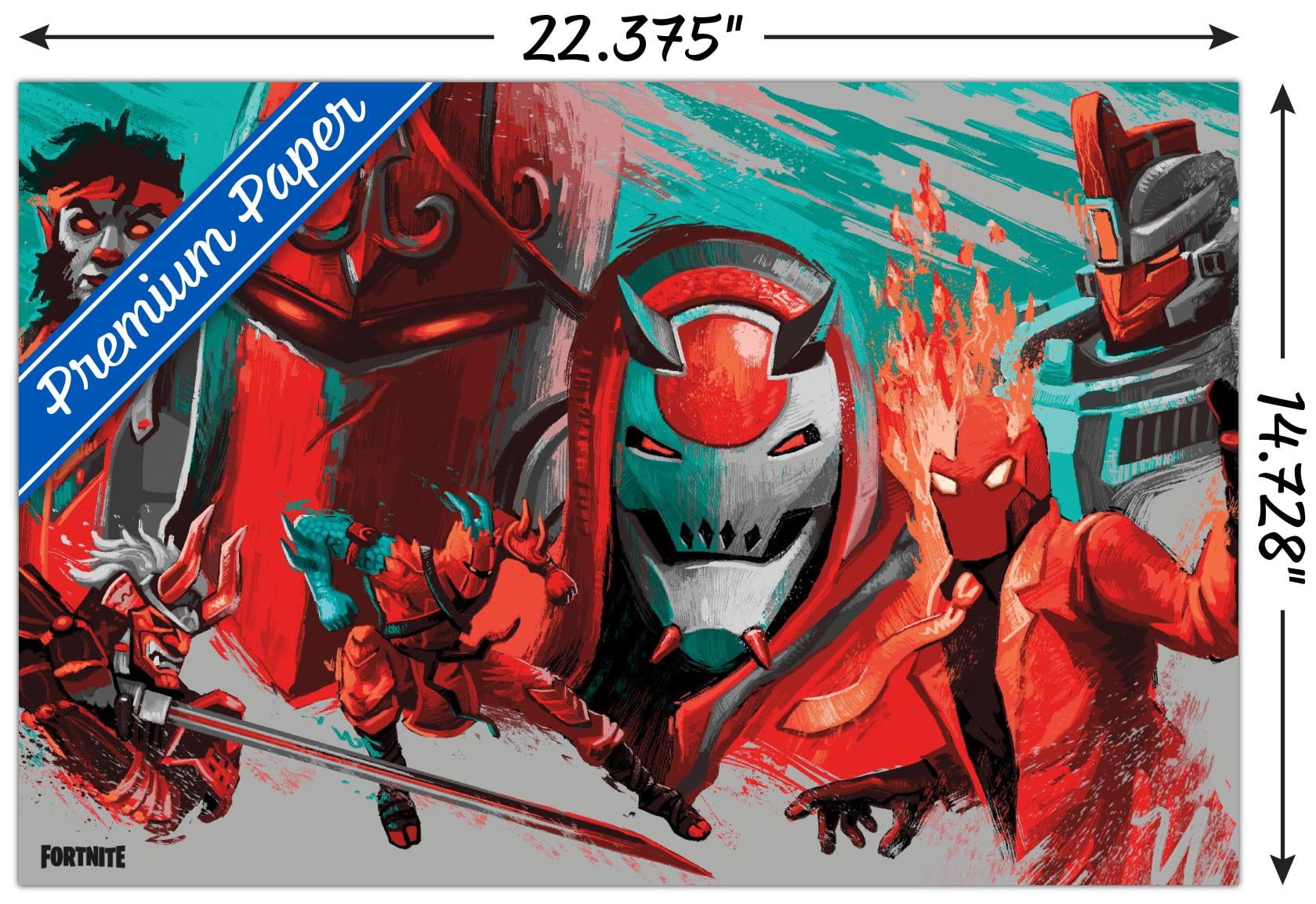 Fortnite - Group Wall Poster, 14.725" x 22.375"