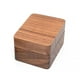 thumbnail image 3 of Caja de Anillos de Madera Vintage, Caja de Madera Maciza con 3 Ranuras para Anillos de Boda, Organizador de Joyas, Estuche Protector, Soporte de Negro Hugo Anillos Titular, 3 of 9