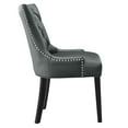 thumbnail image 4 of Modway Regent Tufted Vegan Leather Dining Chair in Gray, 4 of 8