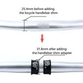 thumbnail image 5 of 4pcs Aluminum Alloy Bicycle Handlebar Shim Adapter Bike Spacers Bicycle Handlebar Conversion Sheet Accessory for MTB, Road, Mountain, Fixed Gear Bike (25.4mm to 31.8mm)$$Sport & Recreation Other, 5 of 7