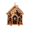 Skull Halloween Wooden House 3D Rhinestone Diamond Art DIY Kit#10, variant on Snowflake Shaped Christmas Pearl Diamond Painting Kit, Complete Pearl Painting Craft Set with Pre-Printed Canvas, Beautiful Snowflake Art for Home Decor & Gift Giving (T)