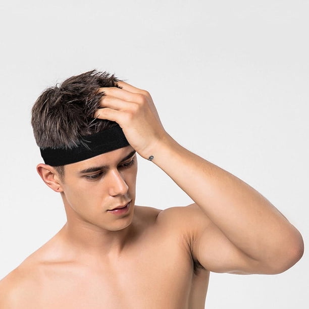 Diadema de ciclismo elástica Spa Wash Face Hairband para deportes al aire libre (negro)