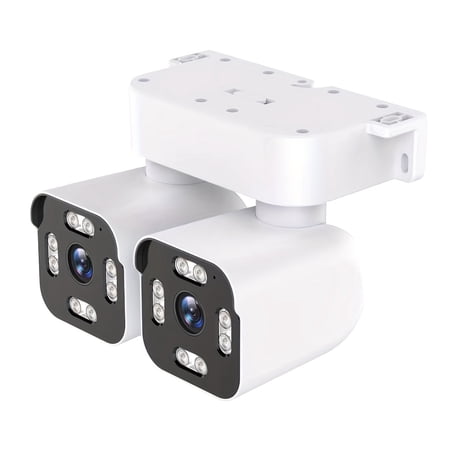 2.5K PTZ WiFi Outdoor Security Camera Dual Lens 5MP with Audio Motion Detection Color Night Vision Wired Wireless Outdoor Cam