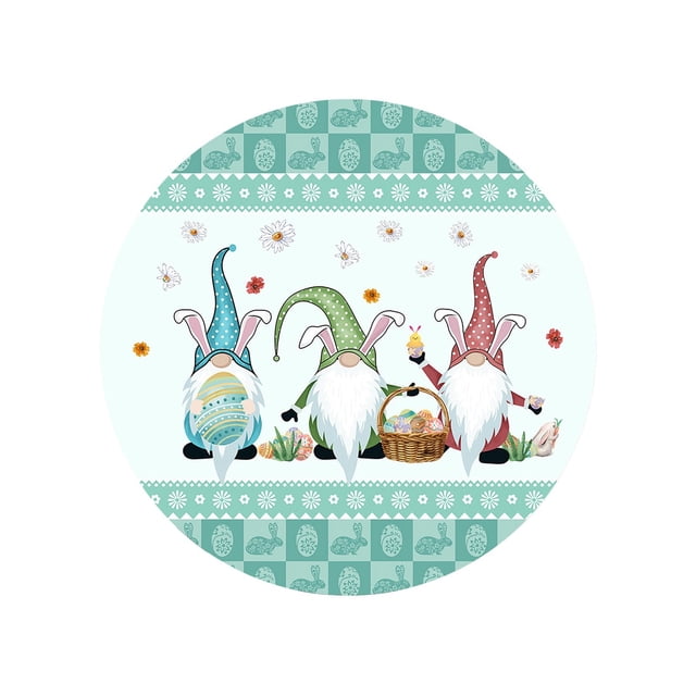 Binwennn Dining Table Food Mat Easter Series Insulated Absorbent Holiday Printed Ceramic Keep Your Desktop Dry(7)