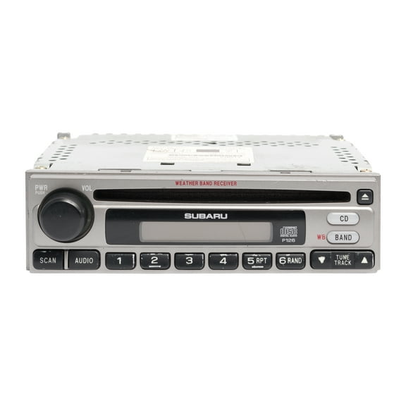 Restored 2003-2006 Subaru Forester AM FM w CD Radio 86201SA020 Face ID P126 (Refurbished)