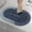 Blue, variant on Luxcidy Modernized Magic Mat Bathroom, Modernized Bath Mat, Bath Mats for Bathroom, Bathroom Mat Quick Dry, Non Skid Waterproof Comfort Standing Rugs (Oval, 16x24in)