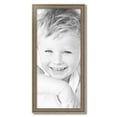 thumbnail image 2 of ArtToFrames 14" x 31" Aged White Gold Picture Frame, 14x31 inch Silver Wood Poster Frame (WOM-2036), 2 of 7