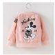 thumbnail image 1 of Nuevos productos de primavera y otoño, chaqueta para niños, ropa de béisbol de Mickey, cortavientos, chaqueta para niños y niñas, ropa 2T Gao Jinjia LED, 1 of 2