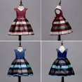 thumbnail image 2 of Princesse Enfants Bébé Filles Bowknot Rayé Robes de Concours de Fête, 2 of 4