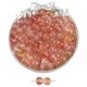 thumbnail image 1 of Cuentas de vidrio con forma de hielo a través de tinta que florecen con cuentas de oro, cuentas de vidrio hechas a mano, collar, pulsera, cadena, joyería, cuentas sueltas, accesorios, 1 of 5