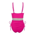 thumbnail image 5 of FhsagQ Ensembles de Maillots de Bain pour Femmes Filet de Bain Maillots de Bain pour Femmes Col en V Bretelles Réglables Maillots de Bain Ensembles de Maillots de Bain pour Femmes Filet de Pêche Rouge TTG, 5 of 5