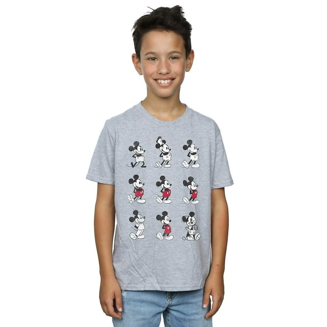Disney T-Shirt Garçon Mickey Mouse Évolution