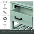 thumbnail image 5 of Wulawindy Retro Console Table for Entryway with Drawers and Shelf Living Room Furniture (Antique White), 5 of 7