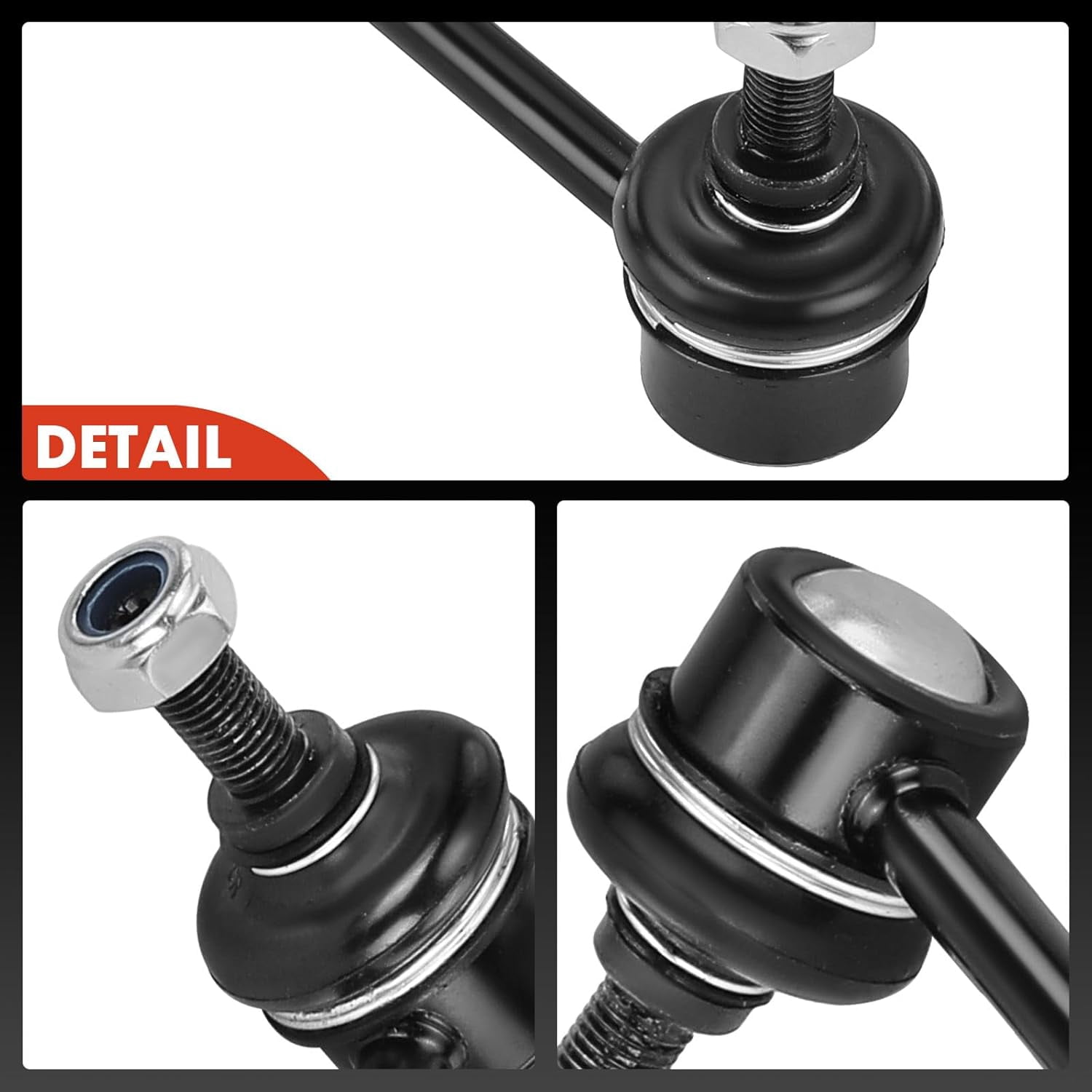 A-Premium Front Sway Bar Link Kit Stabilizer Link Compatible with Honda Fit 2009-2014, Insight 2010-2014, CR-Z 2011-2016