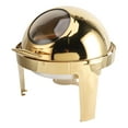 thumbnail image 1 of Ensemble de Buffets à Réchaud en Acier Inoxydable, Ensemble de Réchaud Rond de 6 L pour Traiteur avec Plateaux Alimentaires, Couvercle et Porte-Alcool, Réchauds Améliorés et Ensembles de Réchauds de Buffet pour Cuisine, Fête, Banquet, 1 of 8