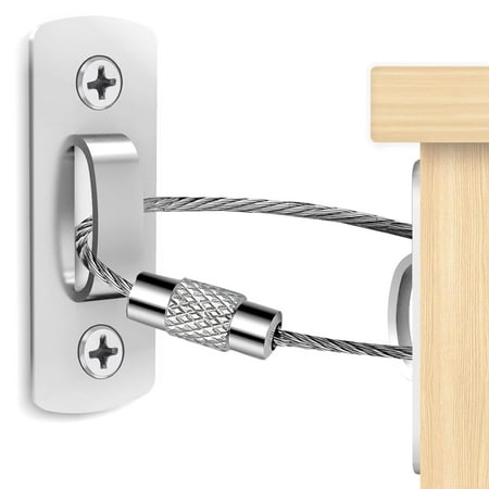 Furniture Anchors for Baby Proofing(12 Pack), 2024 Upgraded Furniture Anchors, Secure 400 Pound Wall Anchors for Furniture Prevent Falling Anti Tip Earthquake Straps for Child Baby Safety