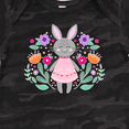 thumbnail image 4 of Inktastic Easter Scandinavian Bunny with Flowers Boys or Girls Baby Bodysuit, 4 of 5