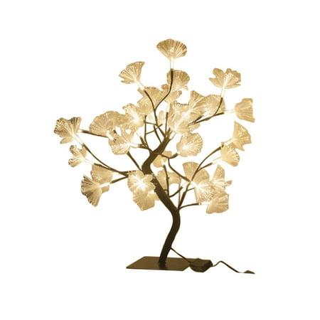 

Clearance Fiber Op-tic Flower Tree Light Tree Branch Potted Night Night Home Decoration (warm white)