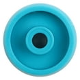 thumbnail image 4 of Mosiee Fitness Accessory Blue Plastic Roller Wheels For Exercise Bike And More, 4 of 9
