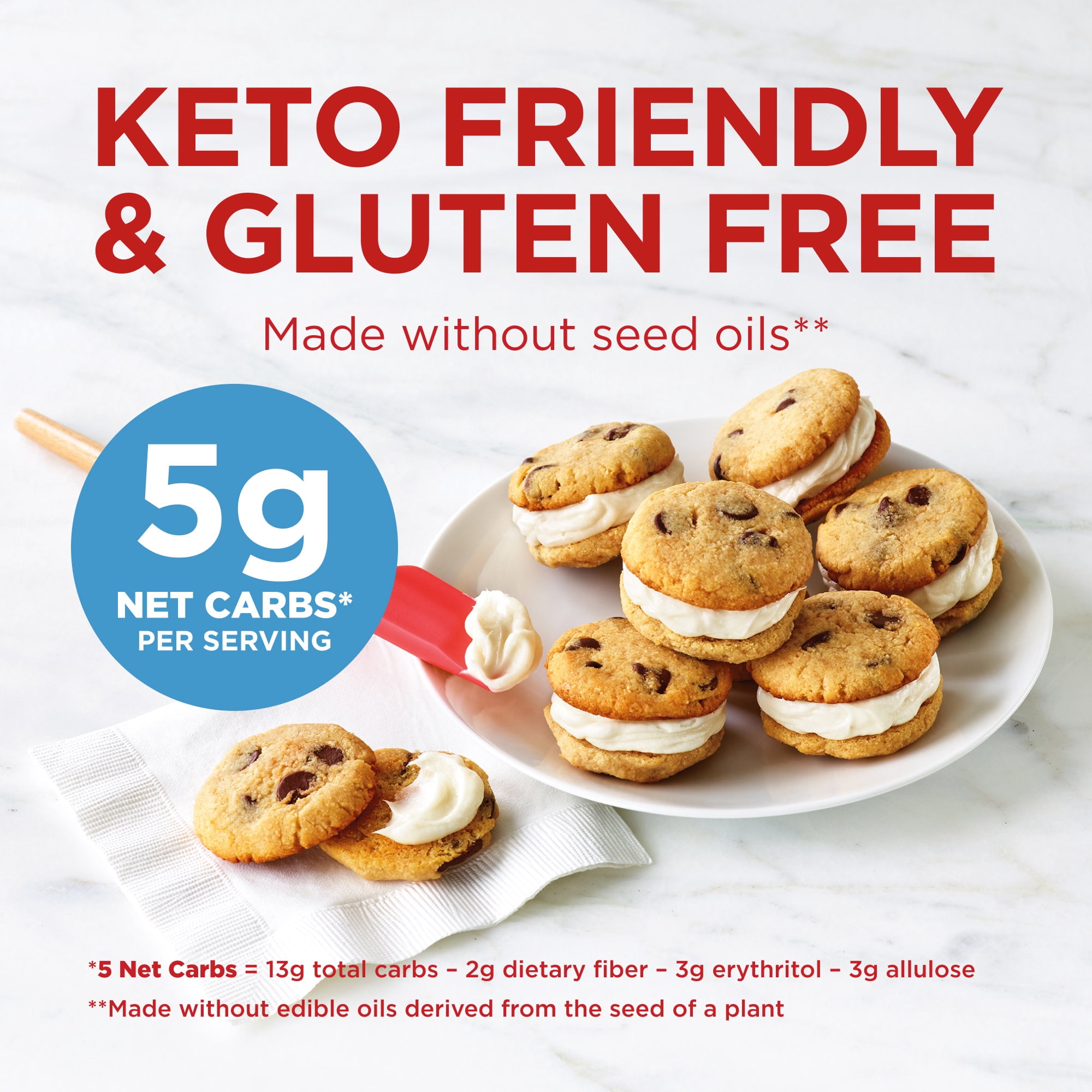 Duncan Hines, Keto Friendly Cookie Mix, 8.8 oz, gluten-free
