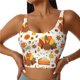 thumbnail image 1 of Balery Thanksgiving With Turkey Sujetadores deportivos con espalda cruzada para mujer, acolchados, sin costuras, de alto impacto, ideales para yoga, gimnasio, entrenamiento y fitness.-Medium, 1 of 8