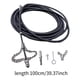 thumbnail image 5 of Cable de desatascador de desagües, cable de desatascador de desagües para taladro eléctrico, de tuberías de cocina, 5 of 9