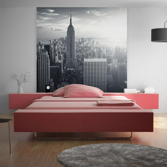 Tiptophomedecor New York Wallpaper Wall Mural - New York Manhattan At Sunrise