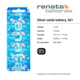 thumbnail image 2 of Renata #341 Silver Oxide Battery - 10 Pack (341-10), 2 of 7