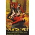 thumbnail image 2 of Unknown 11x14 White Modern Wood Framed Museum Art Print Titled - Vintage Westerns: Phantom of the West -  House of hate, 2 of 4