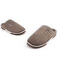 thumbnail image 3 of Fuzzy Slippers for Women Men Memory Foam Winter House Shoes, Tekcoo Slip-On Indoor Comfy Men's Slippers with Non-Slip Sole (Brown, Size 9-10), 3 of 10