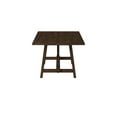 thumbnail image 7 of Alpine Furniture Arendal Wood Trestle Dining Table in Dark Oak (Brown), 7 of 7
