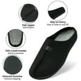 thumbnail image 3 of Alpine Swiss Mens Felt Faux Wool Clog Slippers Comfortable Cushion House Shoes, 3 of 8