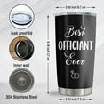 thumbnail image 3 of Officiant Gift Tumbler 20oz, Best Wedding Officiant Ever Gifts from Bride Groom, Thank You/Appreciation Present for Officiant on Wedding Day, 3 of 6
