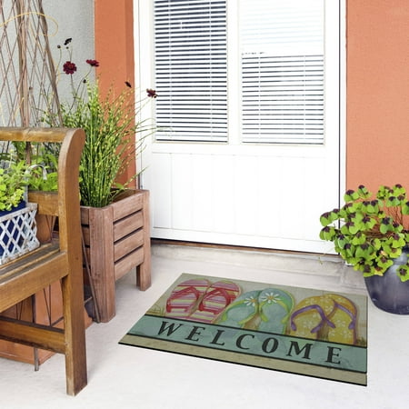 Mohawk Home Flip Flops In The Sand Welcome Doormat Walmart Com