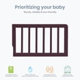 thumbnail image 2 of Dream On Me Universal Convertible Crib Toddler Guard Rail, Auburn, 2 of 5