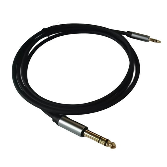 JZROCKER 6.35mm to 3.5mm DualChannel Male to Male 3.5 Audio Cable for Electric Guitar