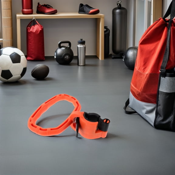 Milisten High Strength Orange Dumbbell Handle Grip for Home Gym Kettlebell and Barbell Workouts