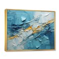thumbnail image 2 of Designart "Glacier Frozen Majesty composition II" Landscapes Floater Framed Canvas Print, 2 of 7