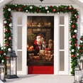 thumbnail image 5 of kladzum 2025 Christmas Door Cover Decorative Door Curtain Christmas Door Covers Vintage Christmas Decorations for House Door, Living Room Bedroom Kitchen Bathroom, 5 of 9