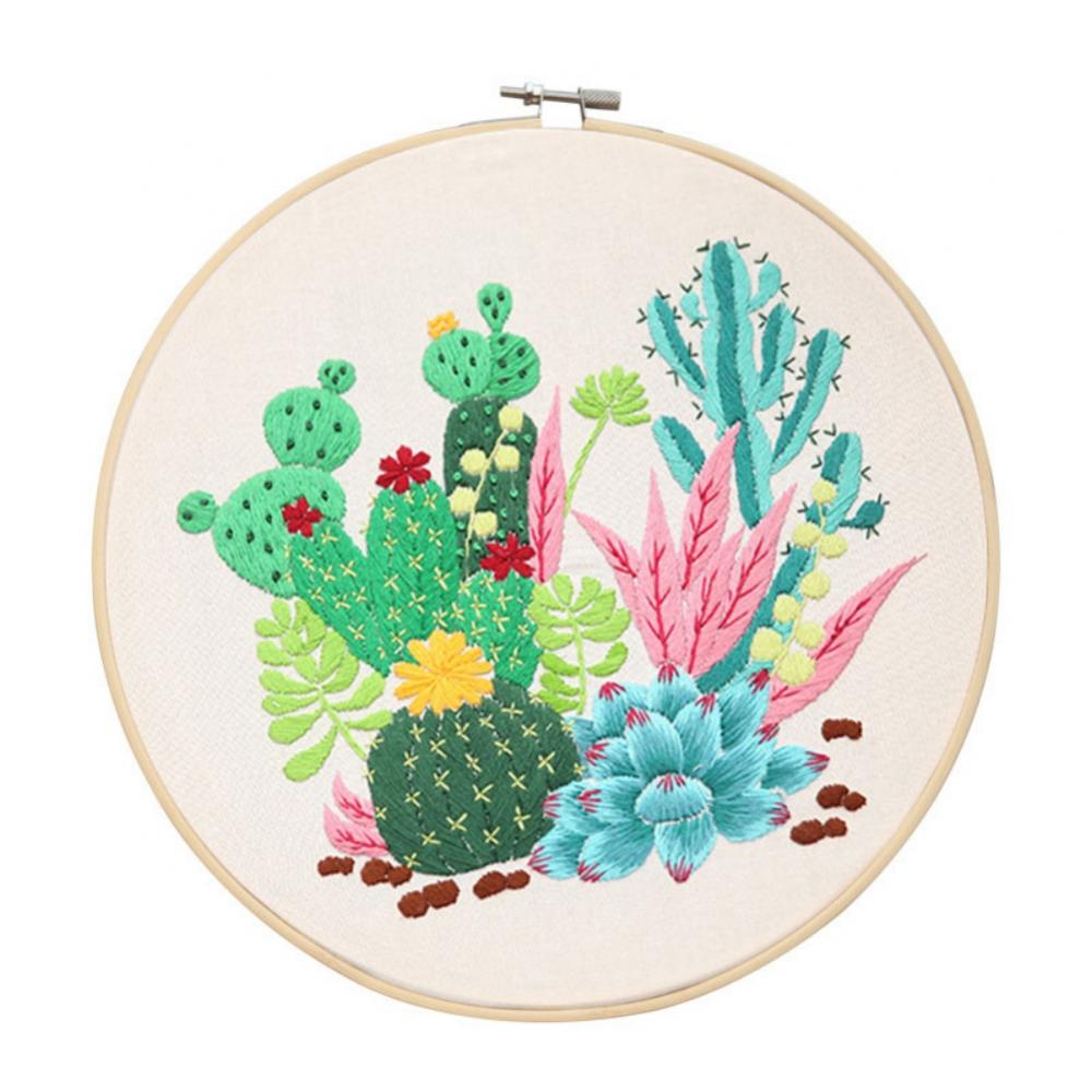 KARLSITEK Embroidery Starter Kit With Pattern And Instructions Cross