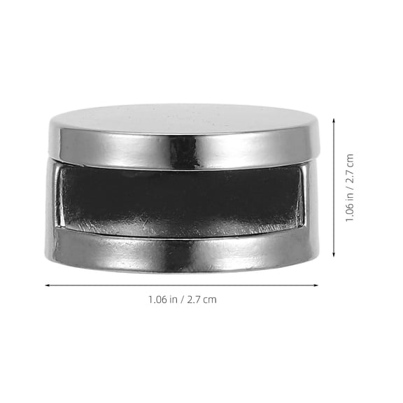 Pretyzoom 10Pcs Silver Metal Mirror Holder Clip For Wall Installation With Friction Increase