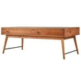 thumbnail image 5 of Weston Home Krisel Mid-Century Wood Coffee Table with 2 Drawers, Brown, 5 of 6