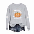 thumbnail image 7 of Enjoytime Halloween Girls Sweatshirt Pumpkin Graphic Crew Neck Long Sleeve Pullover Top Cute Fall Fashion Kids Clothes 1-14 Years, 7 of 7